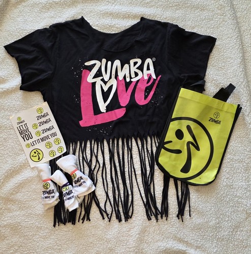Zumba love medium black fringe - medium,