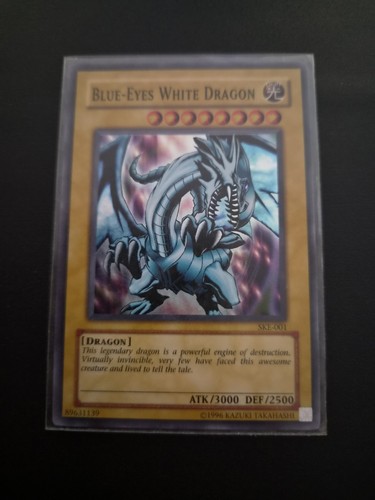 Blue eyes white dragon ske - dragon, ske-001