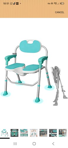 Aitx folding shower chair with - aitx,