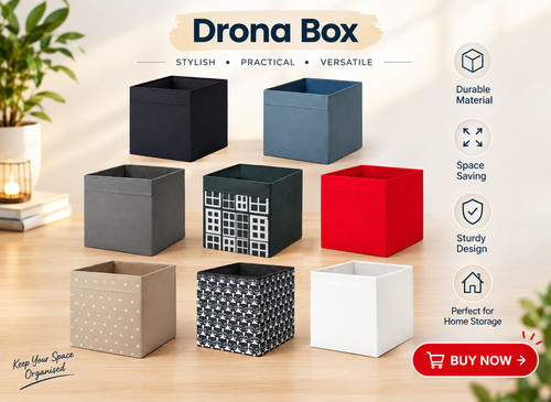 New ikea drona storage boxes - new,