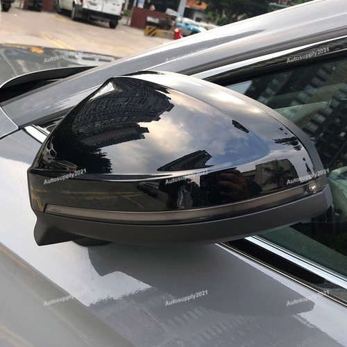 Gloss black mirror cover - 2x,