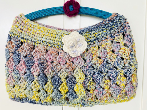 Handmade multicolour crochet