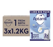 3 x 1.2kg Aptamil 1 Milk