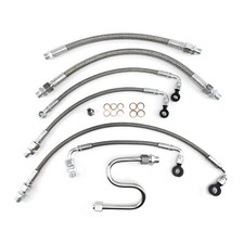 HEL Braided Turbo Oil Feed and Water Lines For Skyline R32 R33 R34 GT-R GTR RB26