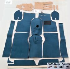 Morris Minor Carpet Set Blue Moulded RHD 1956-71 (excl Van/Pick-up)