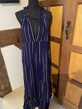 Ladies Blue Maxi Dress. Pia