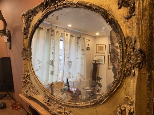 Antique gilt rococo - gilt,