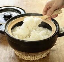 Kamado San CT-03 2cups NAGATANIEN Donabe Rice Cooker  Japanese Iga ware Gas