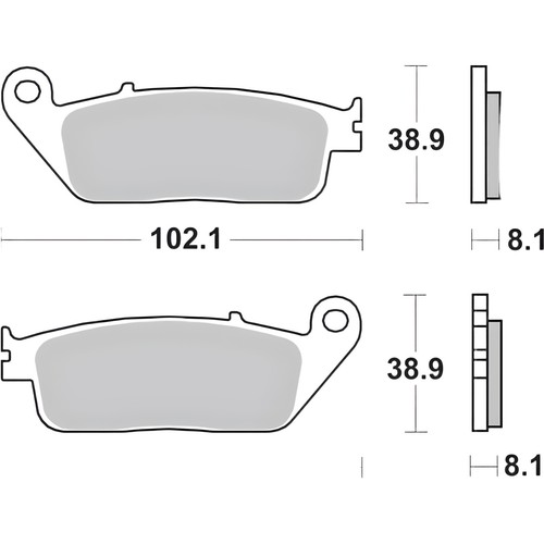 Brake pads brembo 07ho30sa - pads,