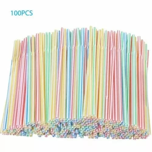 100 pcs top drinking straws - top,