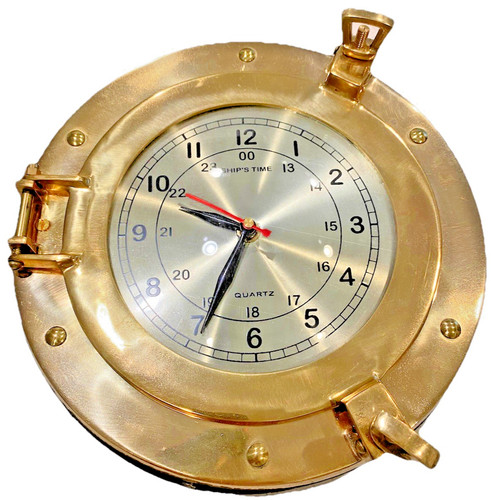 Ships time brass - brass, porthole