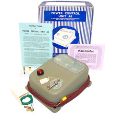 RARE 1953 1st ISSUE MECCANO A3 POWER CONTROL UNIT BOXED, FOR HORNBY DUBLO TRAINS