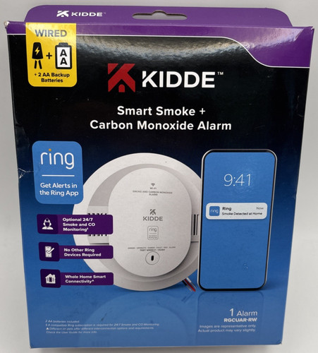 Kidde ring enabled smart smoke - kidde,