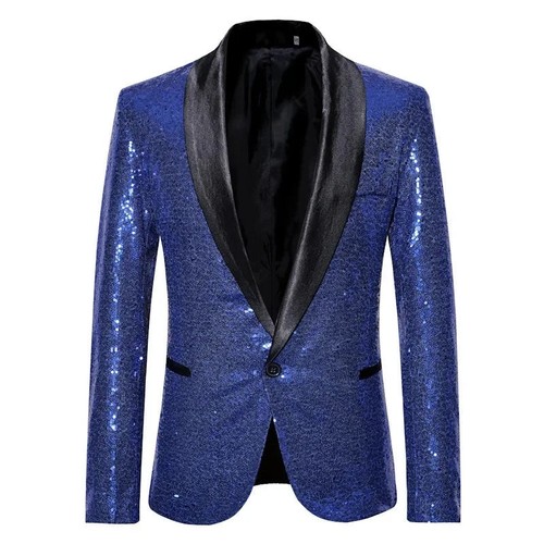 Mens sequin blazer jacket - sequin,