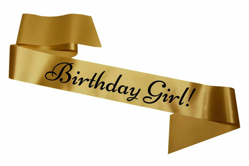 Birthday girl sash hen party - birthday,