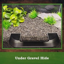 Aquarium Under Gravel Cave Fish Hide Tank Decoration, Pleco, Loach, Corydoras