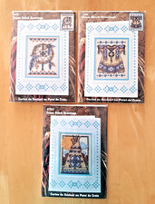 NATIVE AMERICAN CROSS STITCH CARD KITS DREAMCATCHER, OUTFIT & TEPEE 