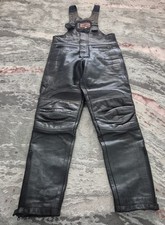 Skintan Overalls Black Leather