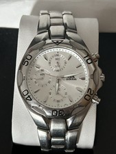 Men Adidas Steel Chronograph Watch 10-0145. Working. Boxed.