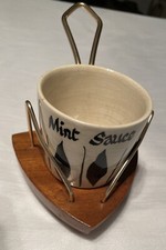 Vintage Antique Mint Sauce Pot