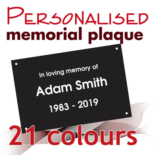 Personalised engraved memorial