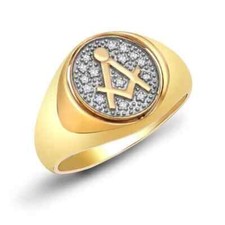 9ct Yellow Gold Masonic 10pt