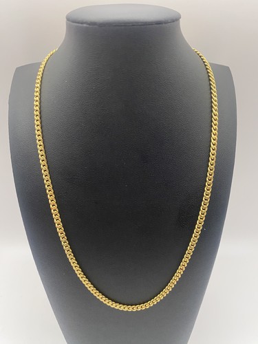 9ct gold curb - curb, /