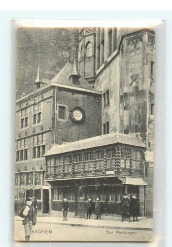 Aachen post car 1905 - car, x