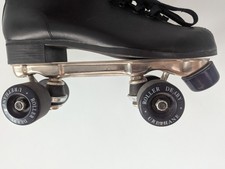 Vintage Official Roller Derby Skates Men's Size 10 Black Model U360 Urethane