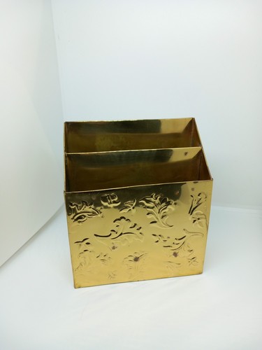 Brass letter holder rack - brass,