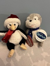 Tesco Chilly And Friends Spencer The Seal & Penny Penguin Plush Soft Toy BNWT