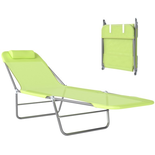 Outsunny adjustable sun bed - adjustable,