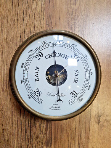 Vintage brass foster callear - a,