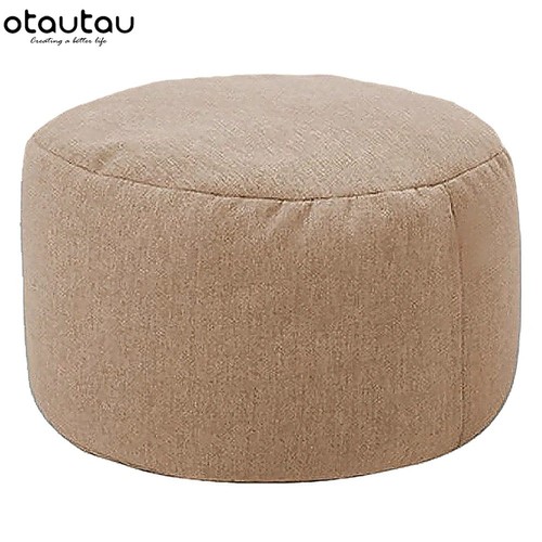 Round stool linen bean - linen, bag