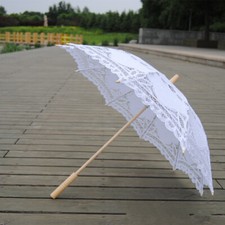Straight Wooden Rod Umbrella
