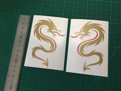 Dragon stickers decals - (x2),