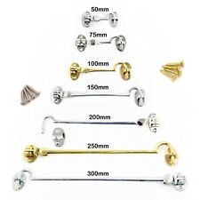 Cabin Hook And Eye Latch Lock Shed Gate - Door Catch Silent Holder - Solid Brass