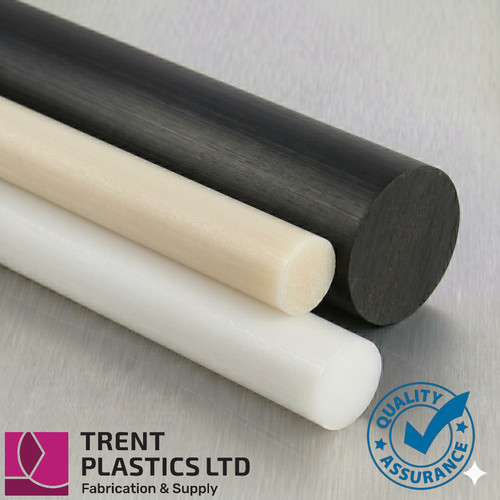 Acetal nylon rod black - 66,