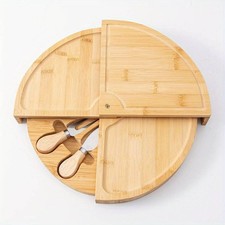 Wooden Cheese board set with