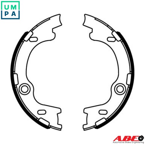 Brake shoe set c00325abe - brake,