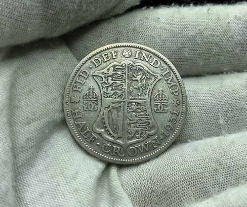 1931 great britain silver - 1931, 1/2