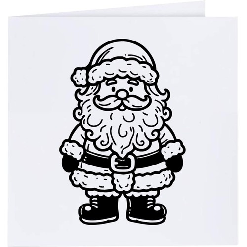 Father christmas greeting - christmas',
