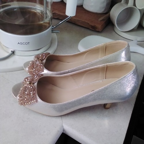 Emilio luca gold heeled beaded - luca,