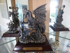 Myth & Magic - OY02 Under the Harp's Spell - Rare Large TUDOR MINT Ltd Ed Dragon