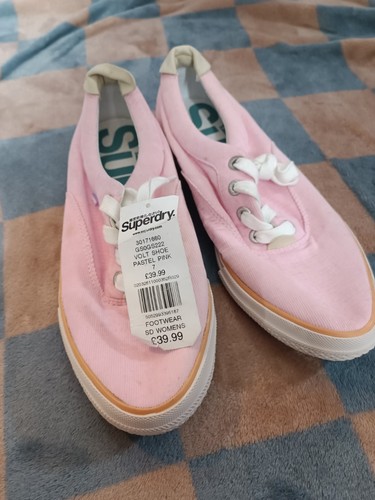 Pink superdry trainers - pink,