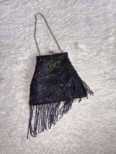 Y2k vintage east black peacock - black,