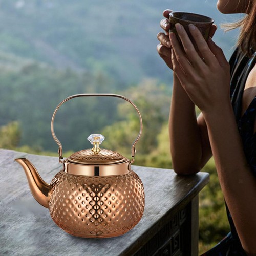 Stainless steel teapot - steel,