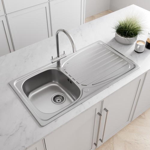 Stainless steel inset kitchen - inset,