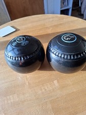 Pair of  short Mat Bowls