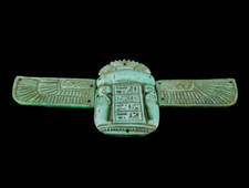 Rare Ancient Egyptian Artifact Egyptian Winged Scarab Beetle Khepri Egyptian BC